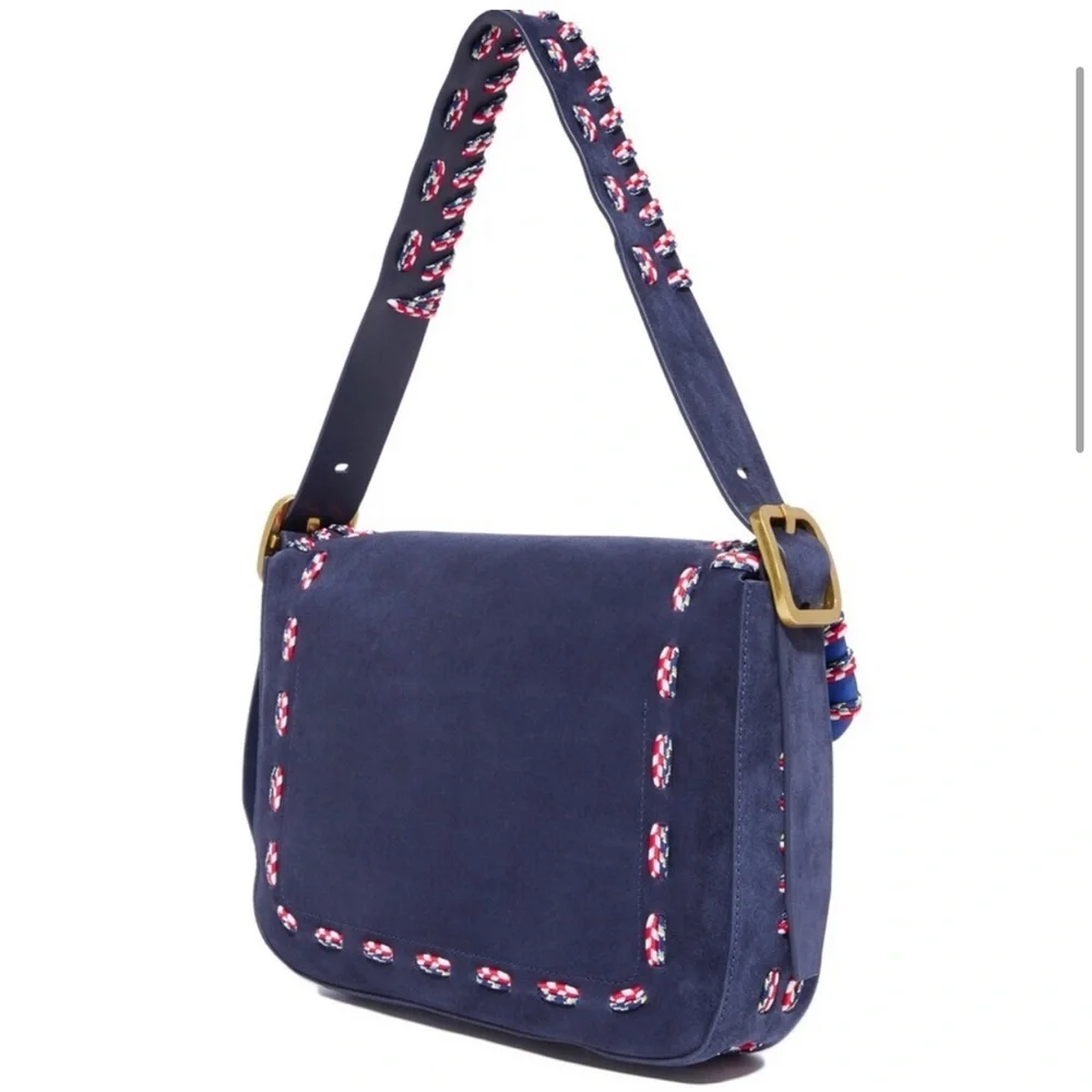 Tory Burch navy suede